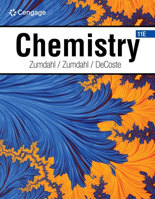 Cengage Chemistry 11th Edition Hardcover Textbook by Zumdahl, Zumdahl, DeCoste