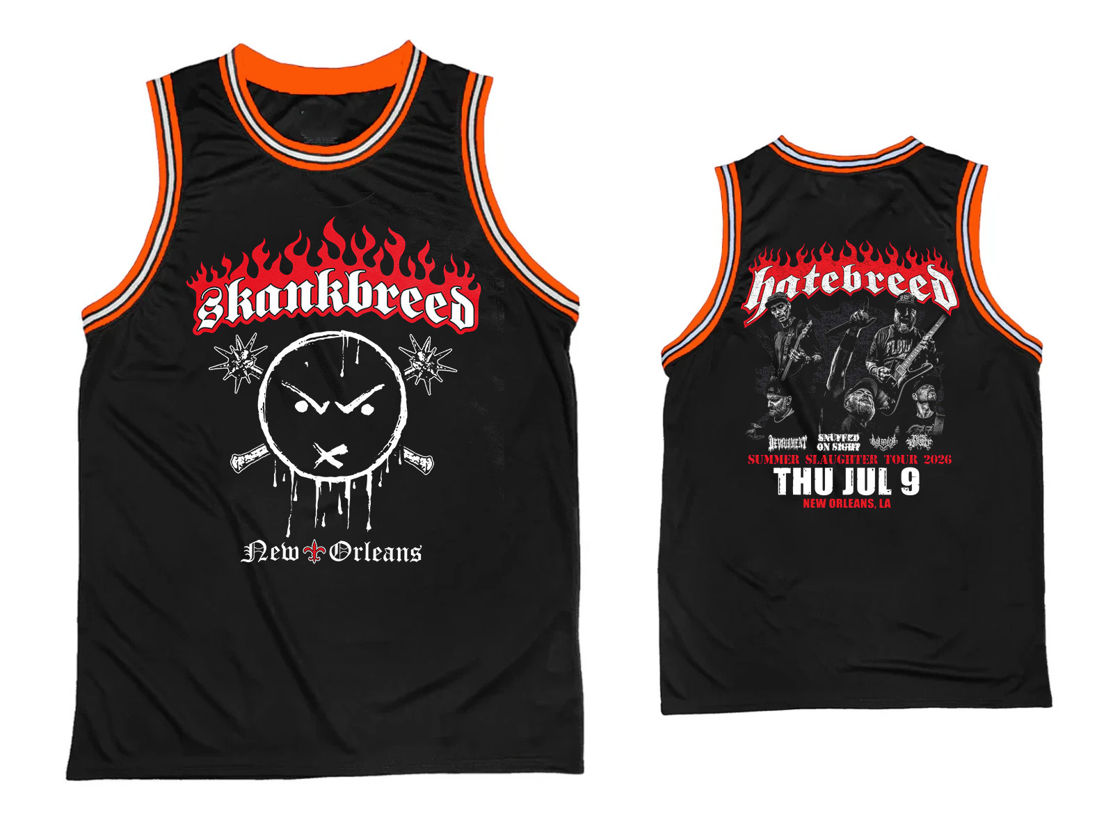 BAND CONCERT MUSIC Hatebreed Summer basketball jersey S-5XL Gifl NA679