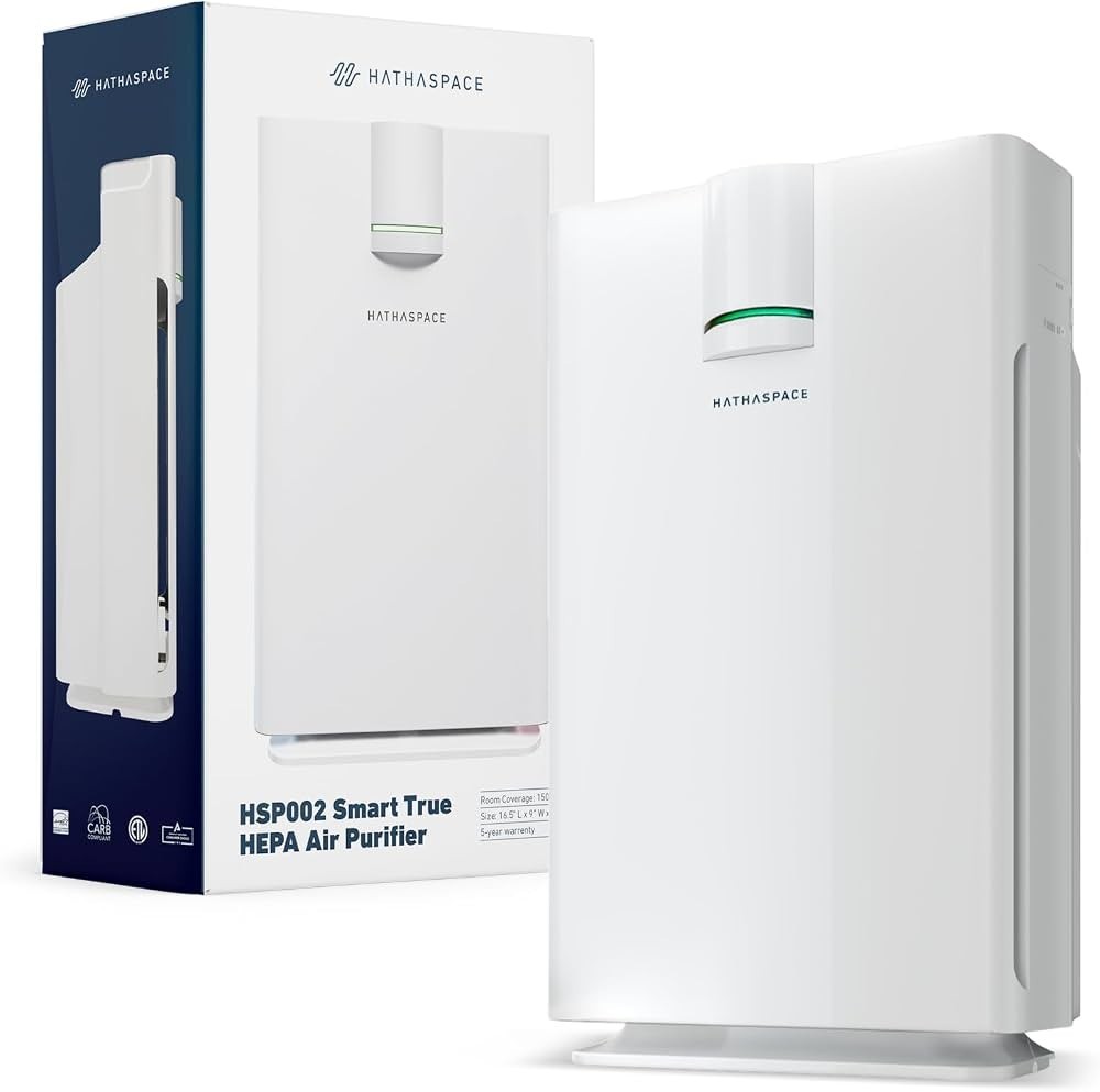 Air Purifier True HEPA HATHASPACE HSP002 Up To 1500 Sq Ft 