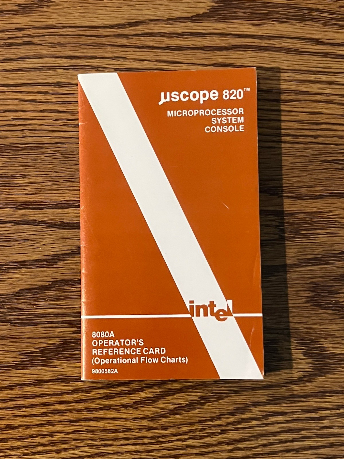 Vintage 1978 Intel uScope 8080A Pocket Guide IC Chip Microprocessor Computer CPU