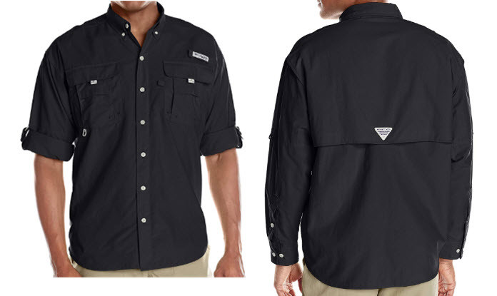 NEW COLUMBIA MEN BAHAMA LONG SLEEVE SHIRT,  XS-S-M-L-XL-XXL