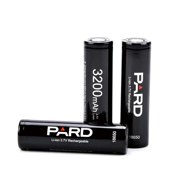 1/2pcs 18650 Lithium Battery Rechargeable 3.7V Li-ion 3200mAh US STOCK