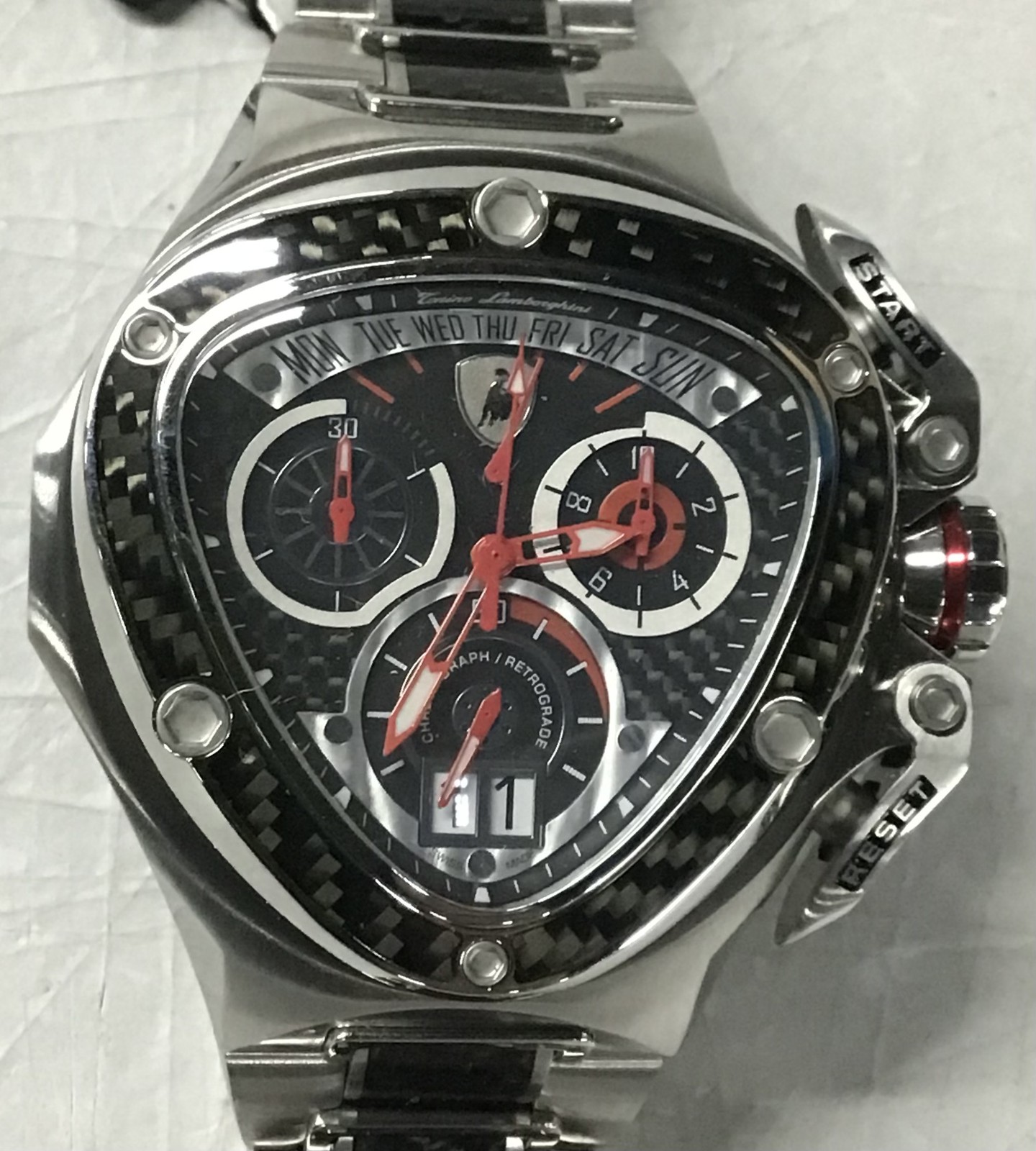 Tonino Lamborghini Products Series Spyder 3000 3019 Chronograph Men Watch Parts