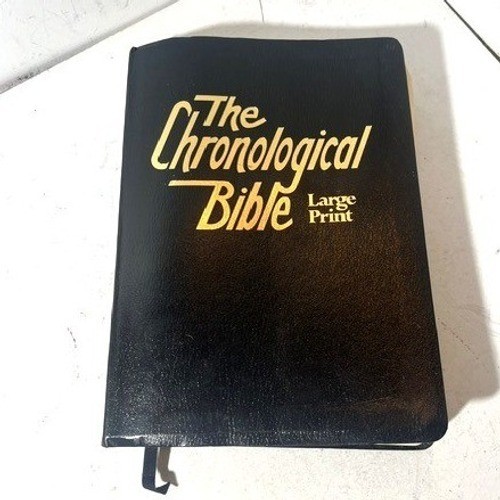 The Edward Reese Chronological Bible Vintage Large Print Black KJV 1977 Bible The Edward Reese Chronological Bible Vintage Large Print Black KJV 1977 Bible