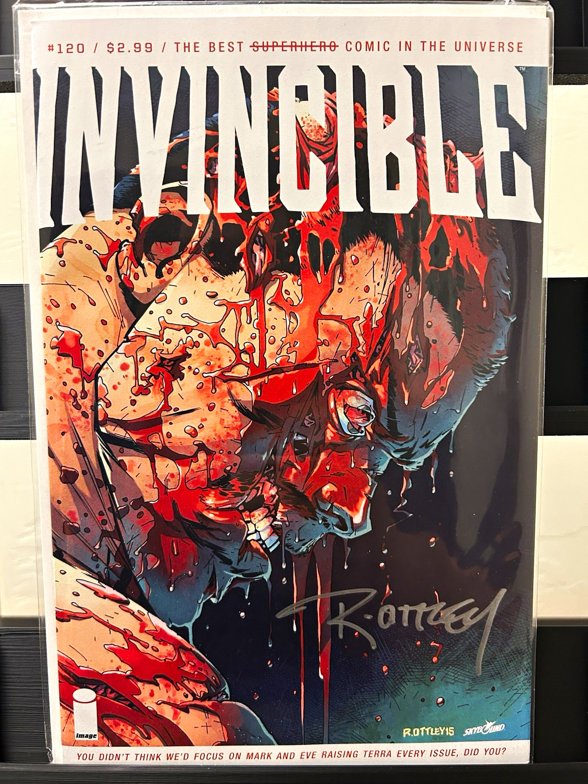 Invincible #120 Signed by Ryan Ottley first print