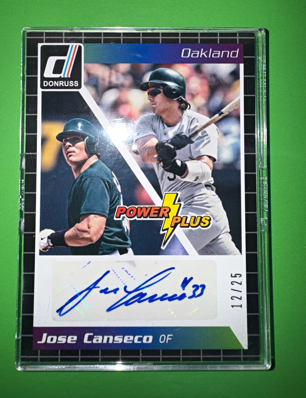 Panini 2014 Donruss Power Plus Jose Canseco Oakland Athletics #14 Auto /25 Panini 2014 Donruss Power Plus Jose Canseco Oakland Athletics #14 Auto /25