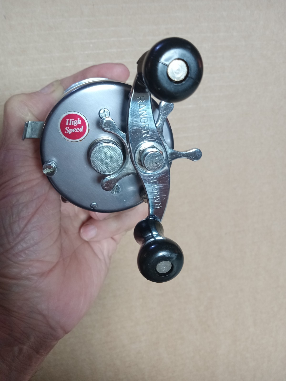 Ambassadeur 5500C Vintage Fishing Reel Silver Very Clean