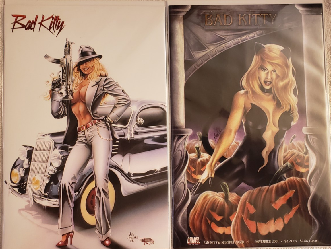 Bad Kitty Super PREMIUM  Ltd. 1 K Worldwide  RARE & Standard Copy Set NM+