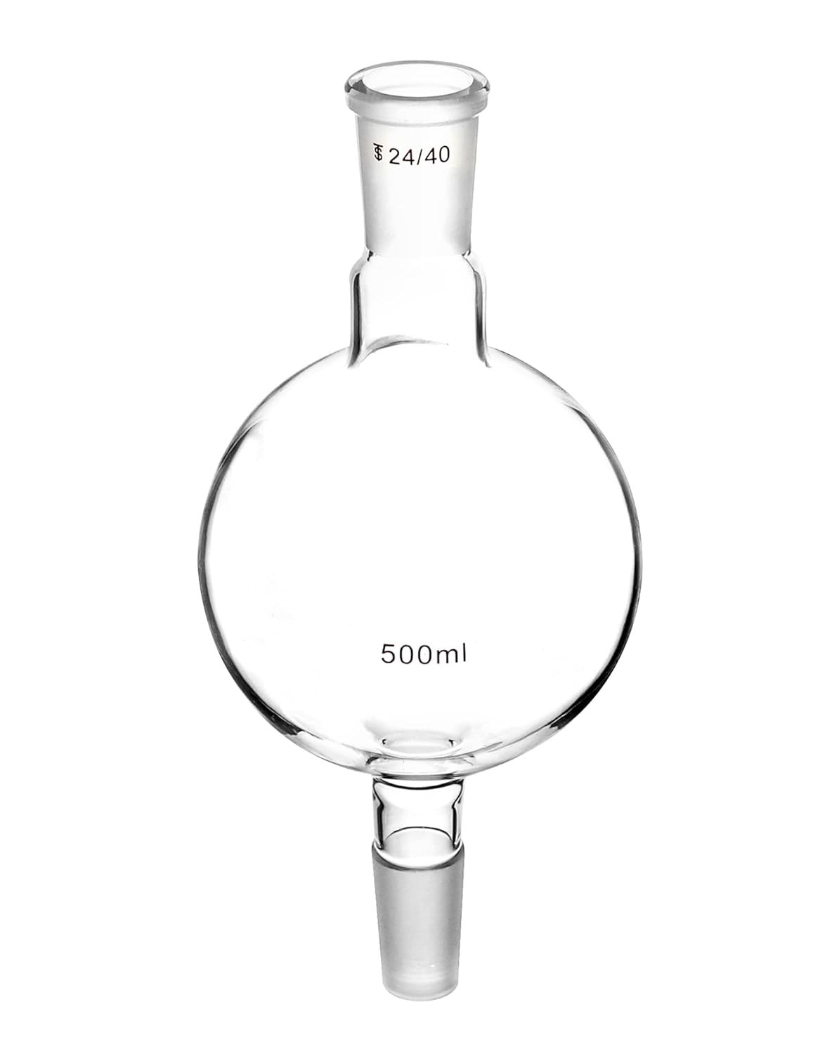 500mL Distillation Glass Bottle 24/40 Borosilicate Chromatography Reservoir Labs