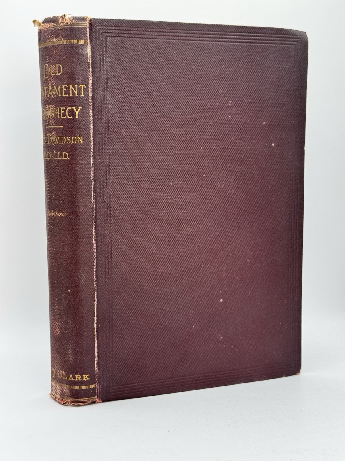 VTG 1905 Old Testament Prophecy A B Davidson T&T Clark Christian Theology VTG 1905 Old Testament Prophecy A B Davidson T&T Clark Christian Theology
