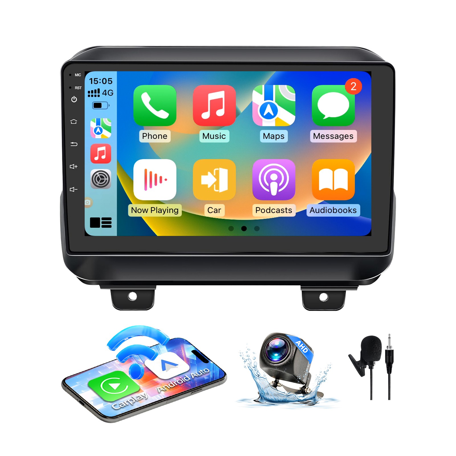 9 inch Car Radio Stereo for Jeep Wrangler JL 2018-2021 & Gladiator JT 2020-2021