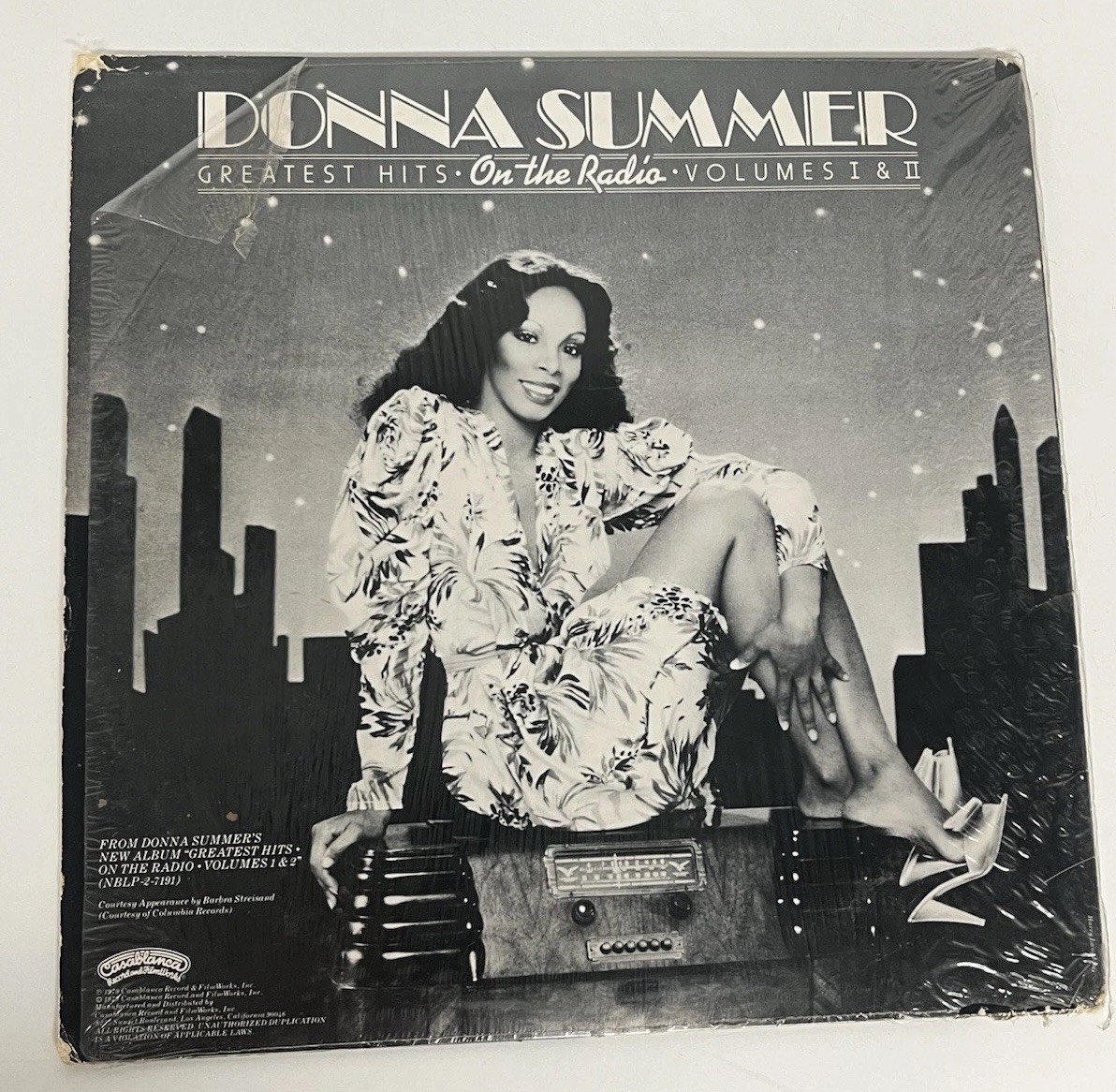 Donna Summer Barbra Streisand No More Tears Vintage 1979 Single Sided LP Record Donna Summer Barbra Streisand No More Tears Vintage 1979 Single Sided LP Record
