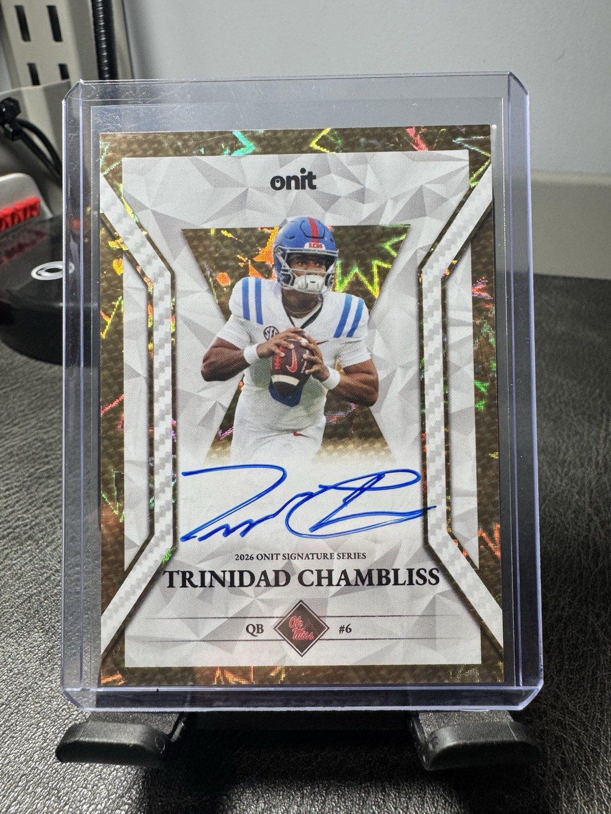 Onit 2026 Signature Series Trinidad Chambliss Auto 1/1 Ole Miss Rebels S-TC