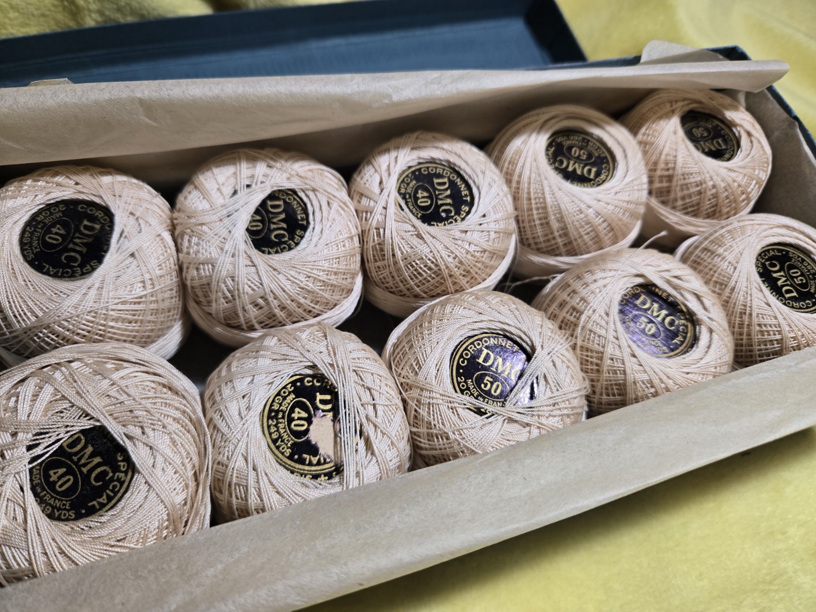 Vintage Dollfus-Mieg-&Cie DMC No 8 Perle Cotton Embroidery Thread  France