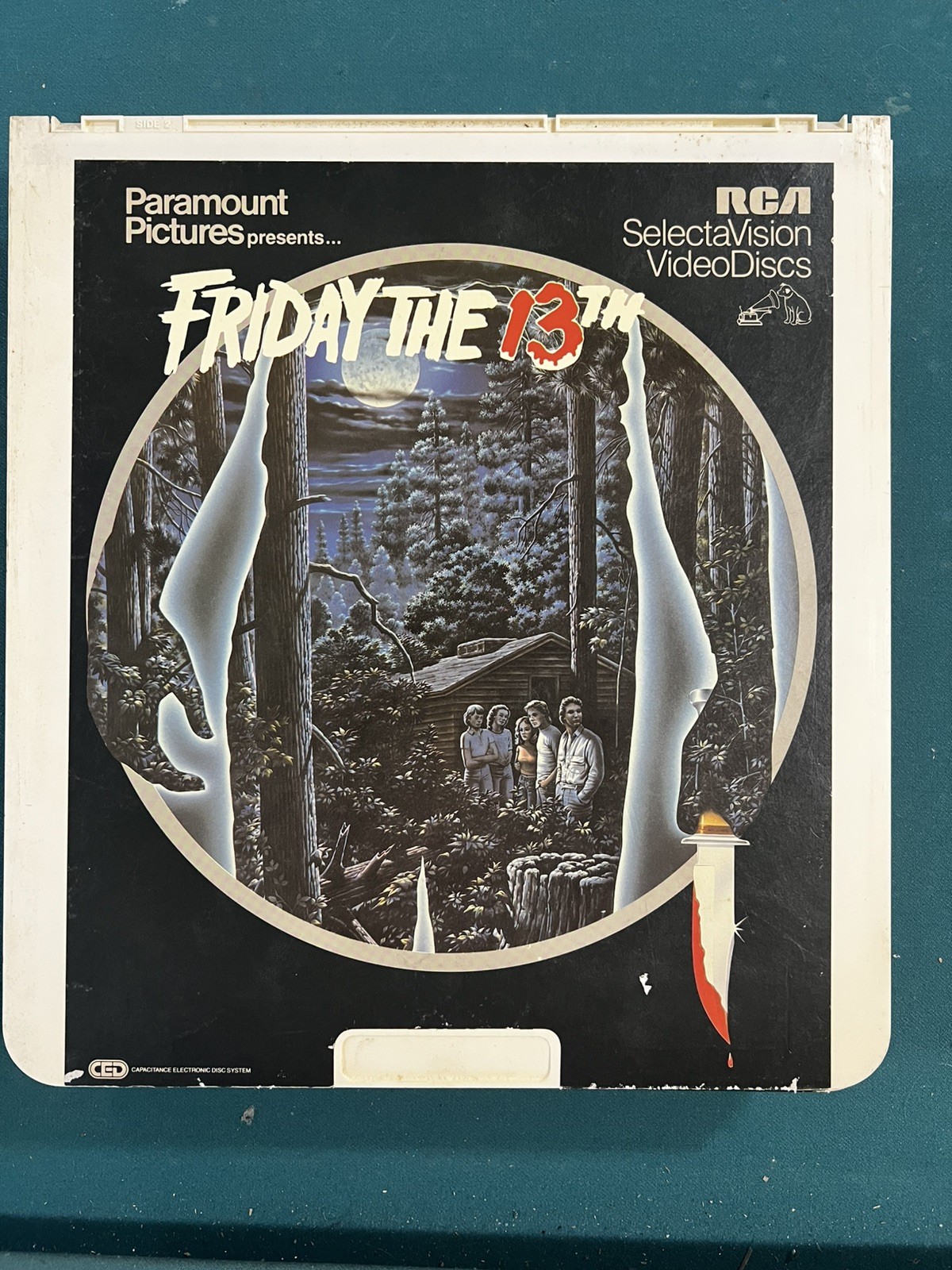 Friday the 13th Vintage CED Movie VideoDisc Paramount 1980 RCA Horror Friday the 13th Vintage CED Movie VideoDisc Paramount 1980 RCA Horror