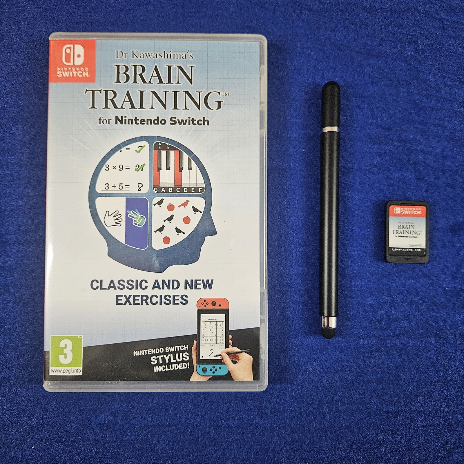 Nintendo Switch DR. KAWASHIMA\'S BRAIN TRAINING Game + STYLUS PAL UK EXCLUSIVE