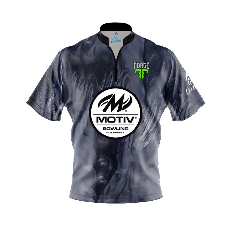 Custom Name Motiv Steel Forge Bowling Jersey Shirt USA Size S-5XL