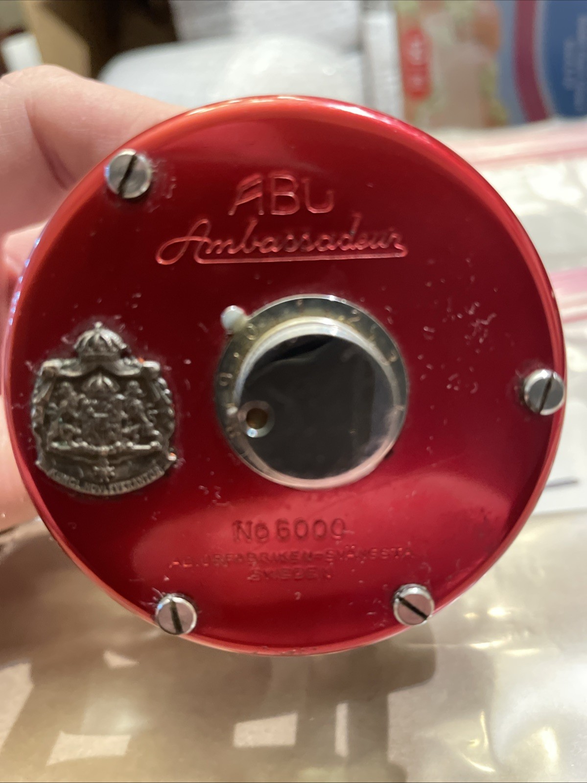 Vintage ABU GARCIA AMBASSADEUR 6000 RARE 4-screw Smooth Reel Foot Excellent Vintage ABU GARCIA AMBASSADEUR 6000 RARE 4-screw Smooth Reel Foot Excellent