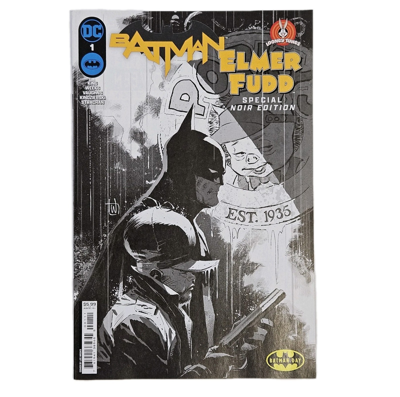 BATMAN ELMER FUDD #1 NOIR SPECIAL ED 2024 NM 9.4 NEW UNREAD *Combined Shipping* BATMAN ELMER FUDD #1 NOIR SPECIAL ED 2024 NM 9.4 NEW UNREAD *Combined Shipping*