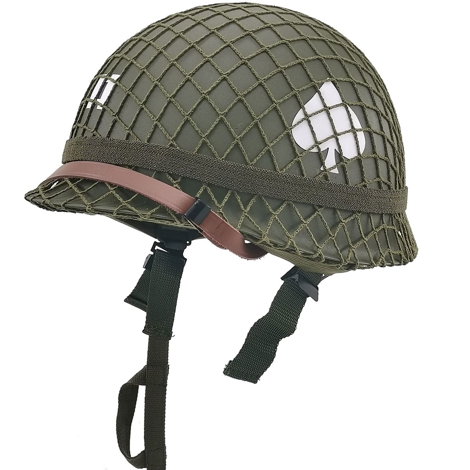 WW2 US Army M1 Helmet, WW2 Gear, WW2 Uniform, WW2 Helmet Metal Steel Shell Re...