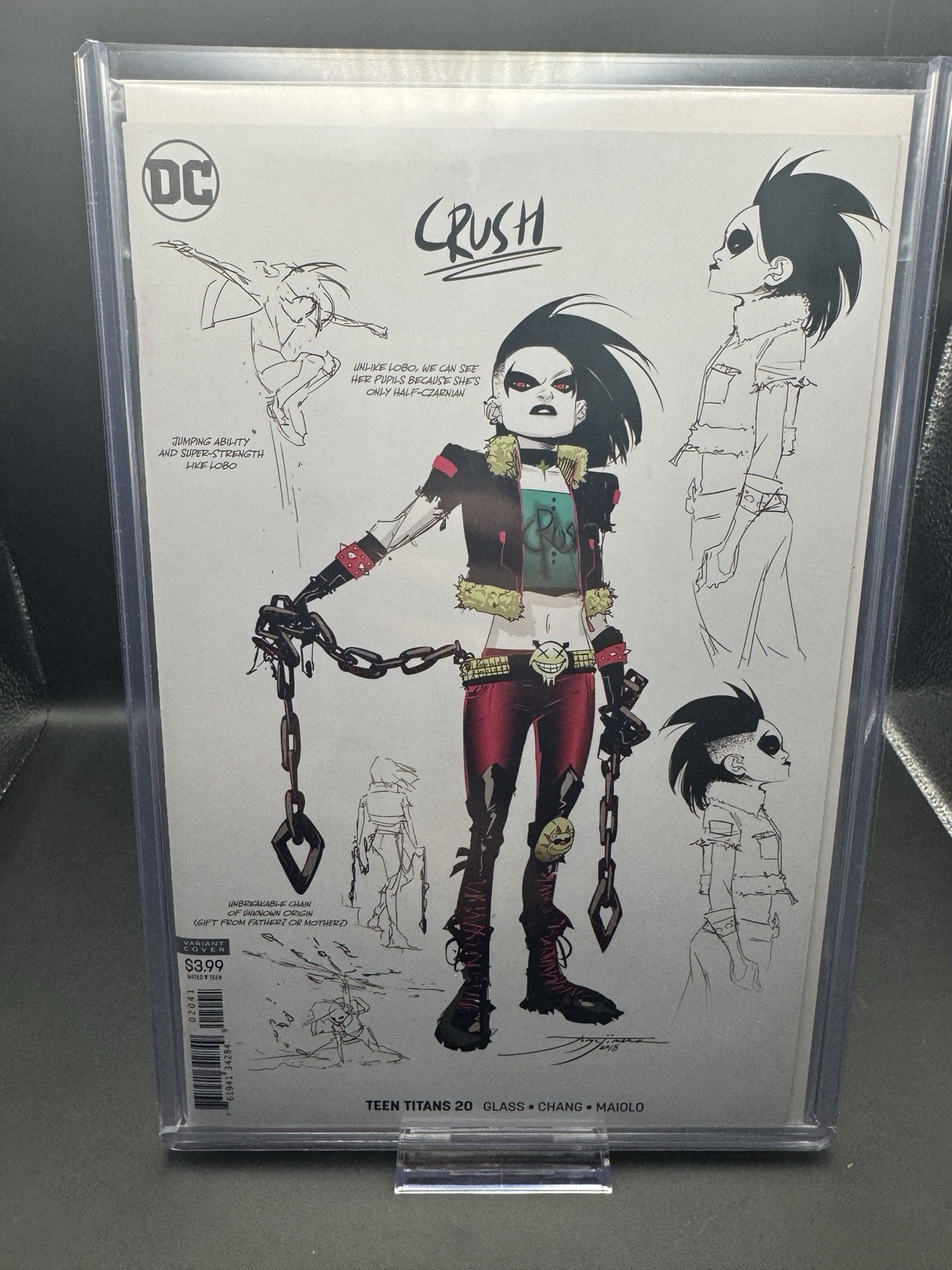 Teen Titans #20 Jimenez Variant 1st full app of Crush (daughter of Lobo) VF-NM Teen Titans #20 Jimenez Variant 1st full app of Crush (daughter of Lobo) VF-NM