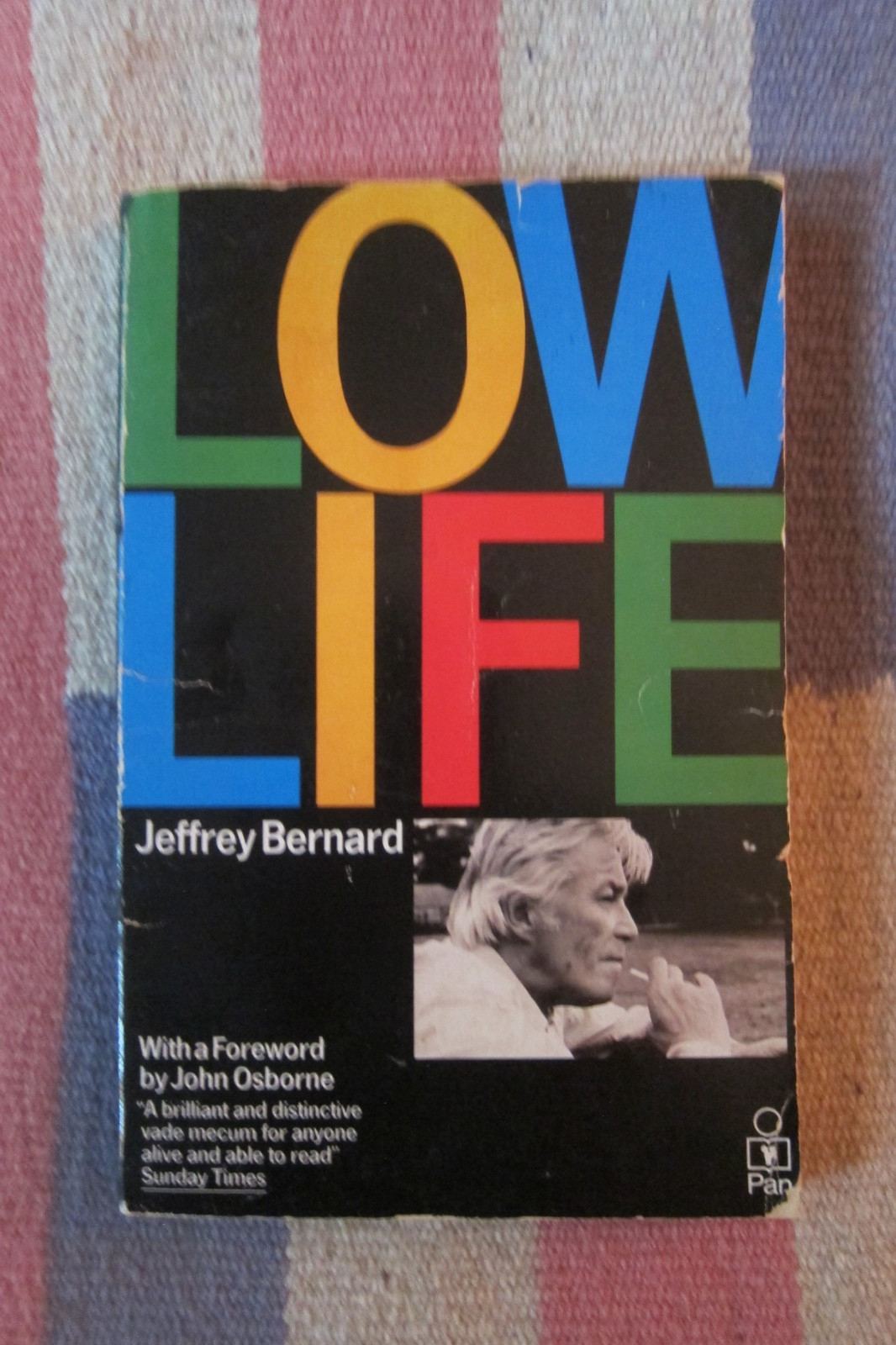 Vintage 1986 Rare First Paperback UK Edition LOW LIFE Jeffrey Bernard~ Spectator