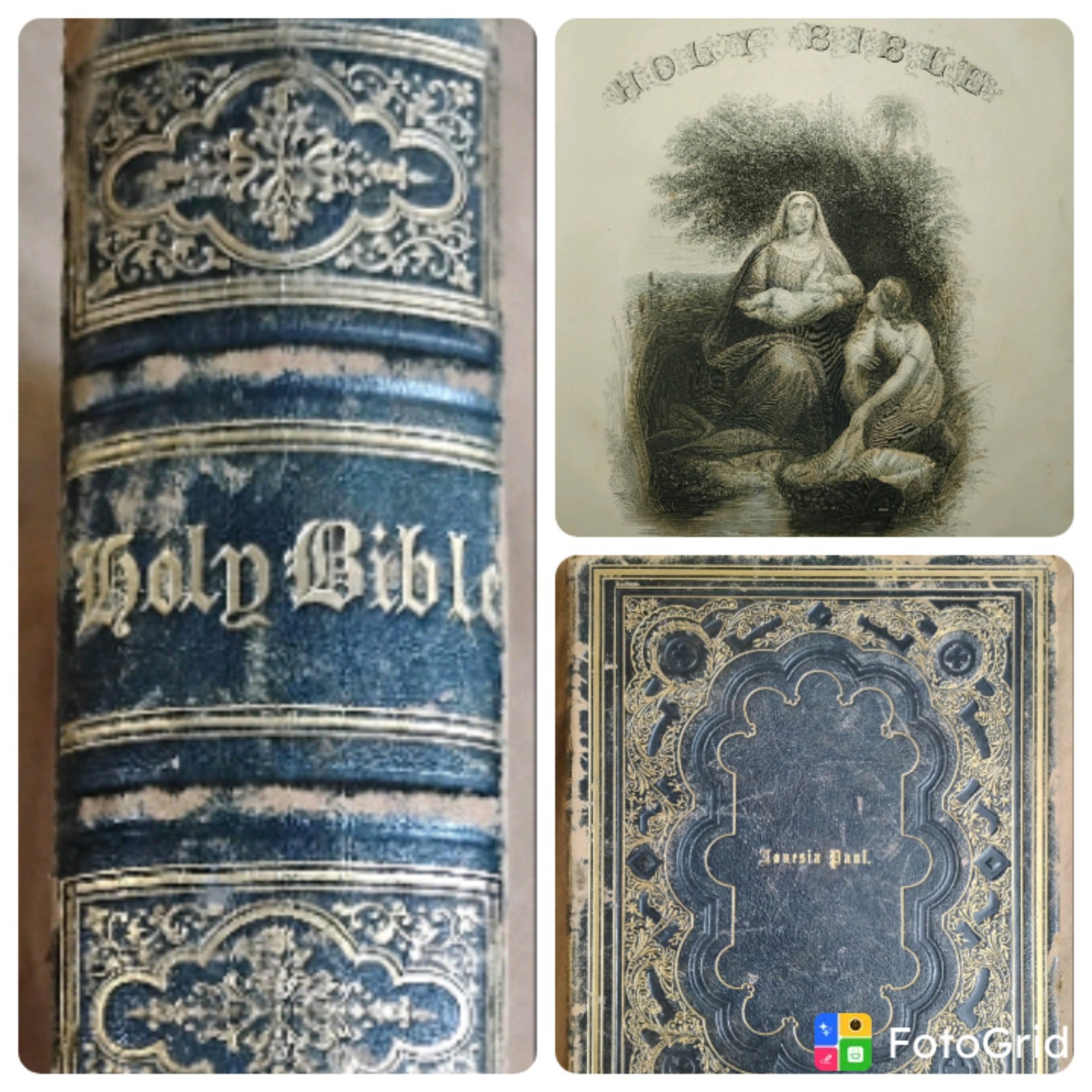 Rare 1860s Antique Family Bible Ornate Filigree Leather Illustrated Civil War LG Rare 1860s Antique Family Bible Ornate Filigree Leather Illustrated Civil War LG