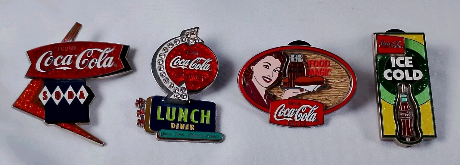 Lot Of Vintage Coca Cola Pins