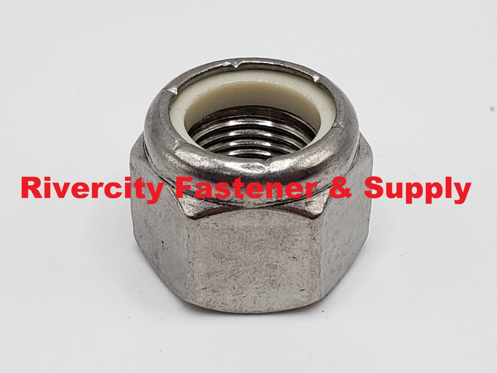 7/16-14 Stainless Steel Nylon Insert Stop Nuts 7/16x14 Nuts 7/16 x 14 Lock Nut