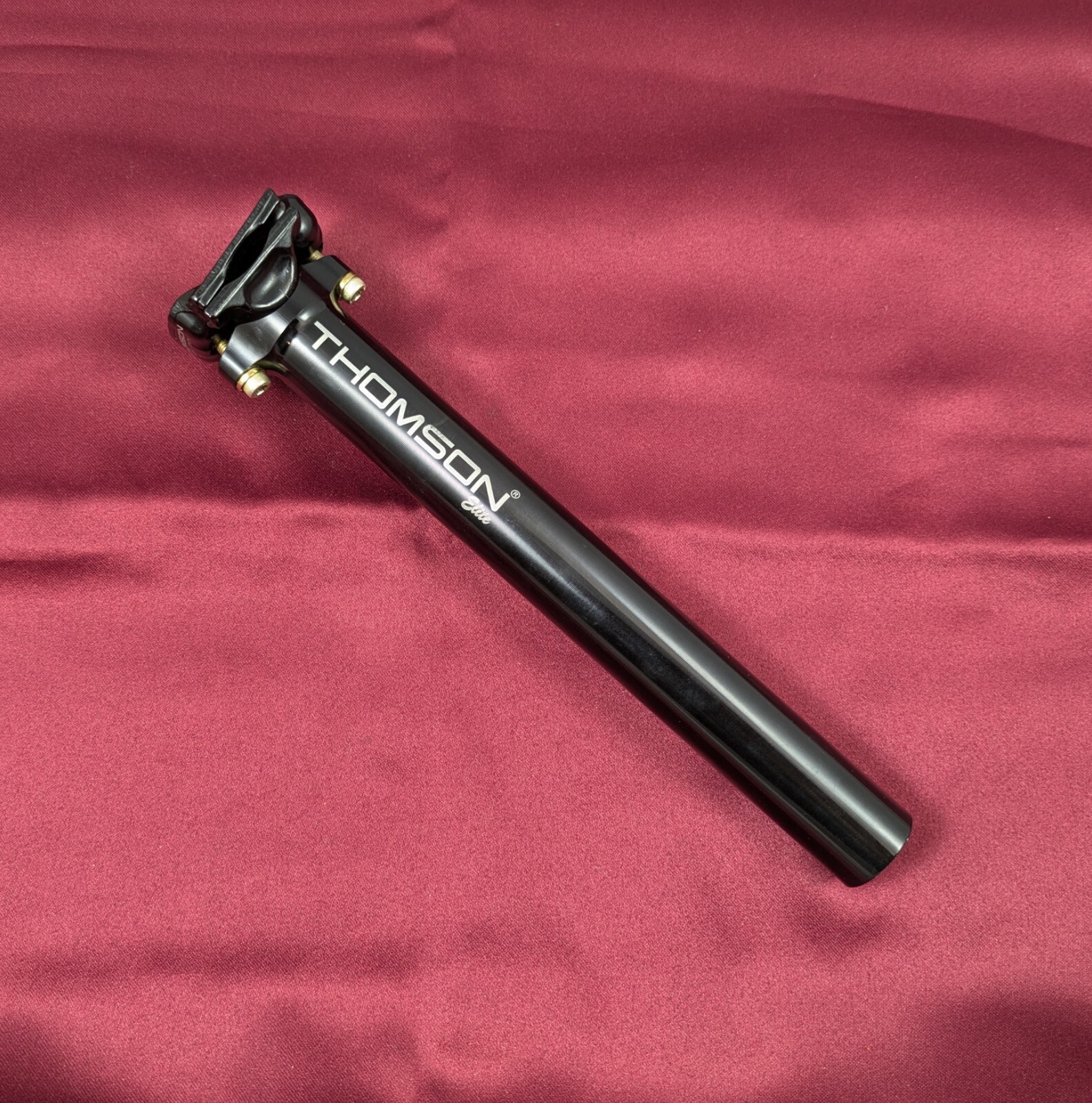 THOMSON Elite Seatpost SP-E123 28.6 x 250mm Black USA New-Old-Stock w/Bag