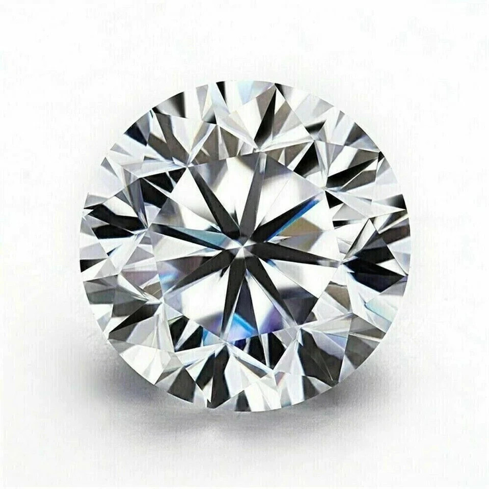 3 Ct Round Cut Lab Grown White Diamond VVS1 D Grade Gemstone Making For Jewelry