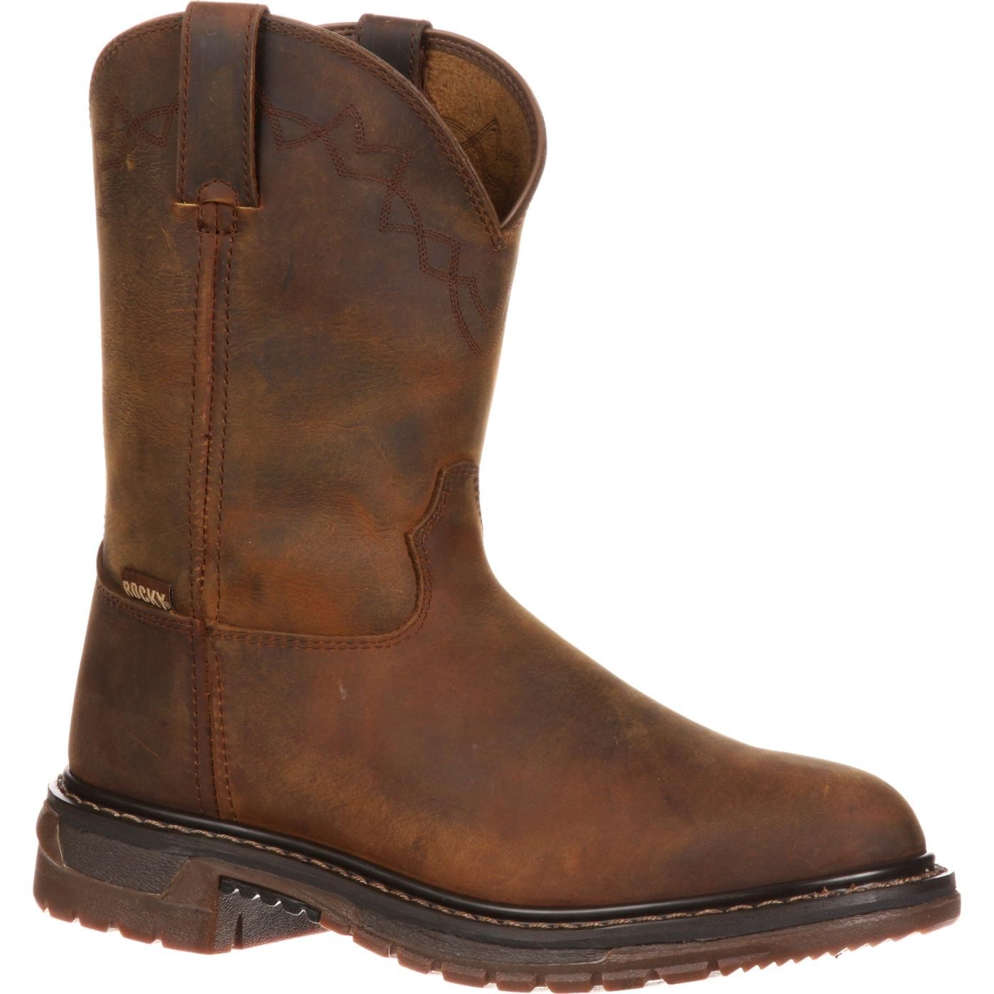 Rocky Original Ride Roper Western Boot FQ0001108 - Durable Men's Cowboy Boots