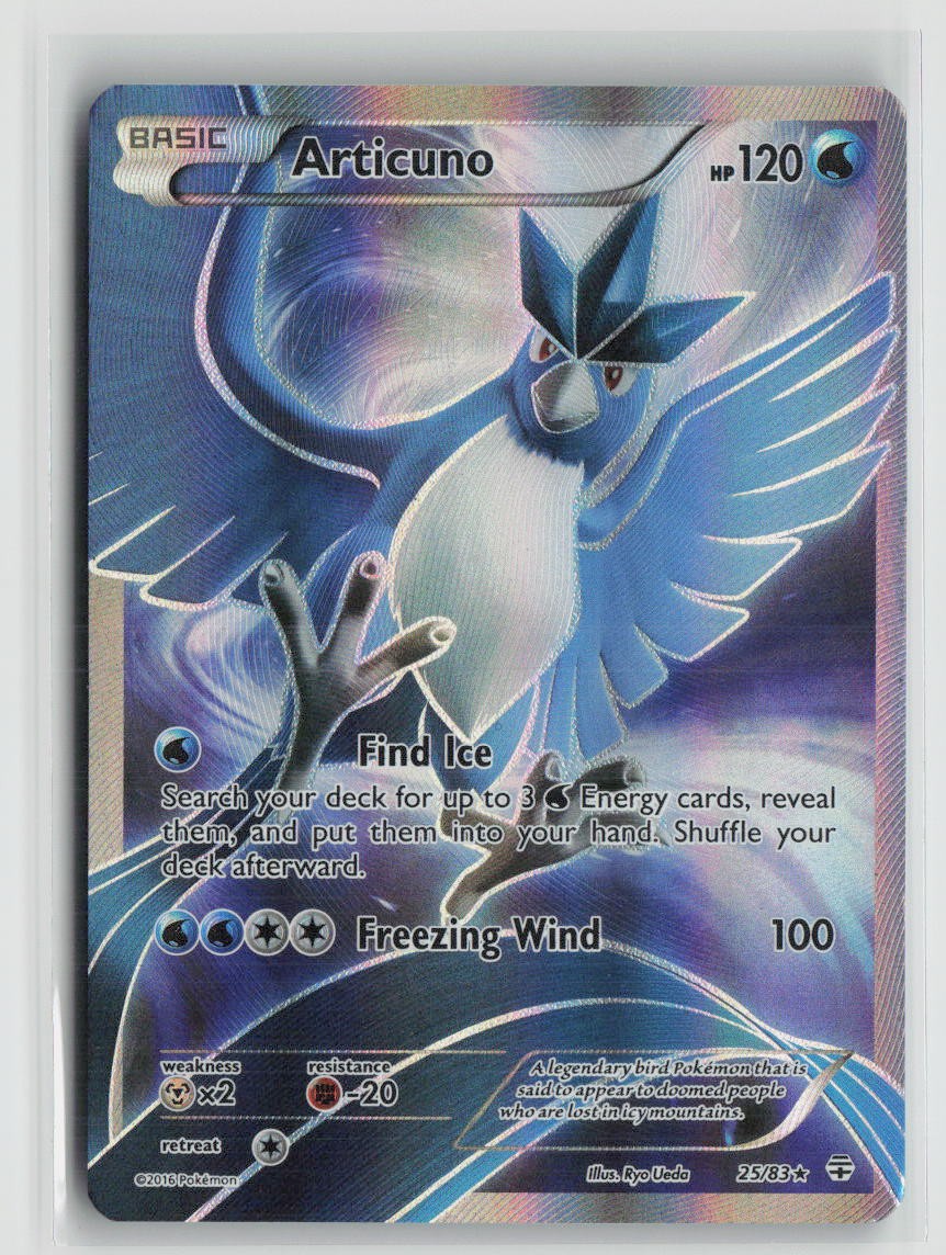Articuno 25/83 Pokemon Generations Holo Rare Holofoil NM Articuno 25/83 Pokemon Generations Holo Rare Holofoil NM