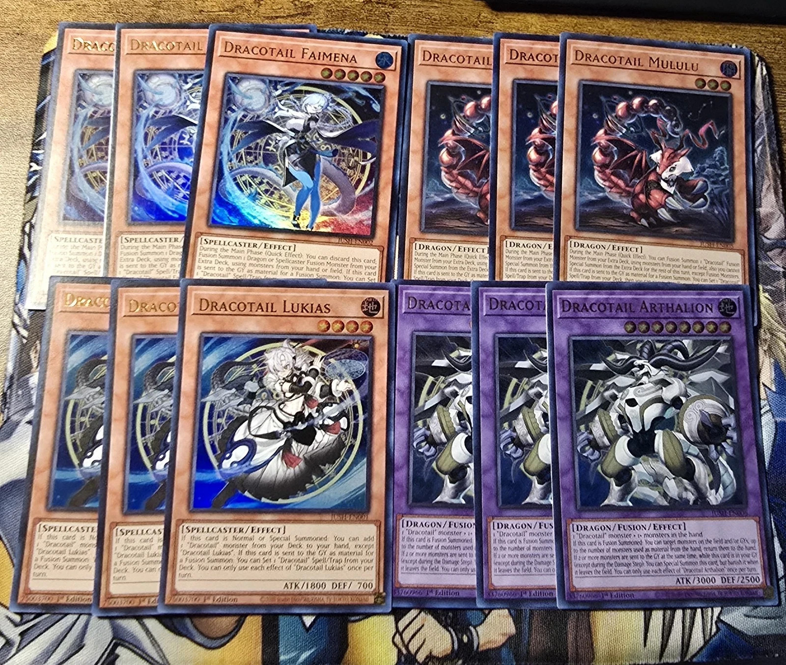 Complete Branded Dracotail Deck Faimena Lukias Arthalion Mululu *Hot* + Bonus