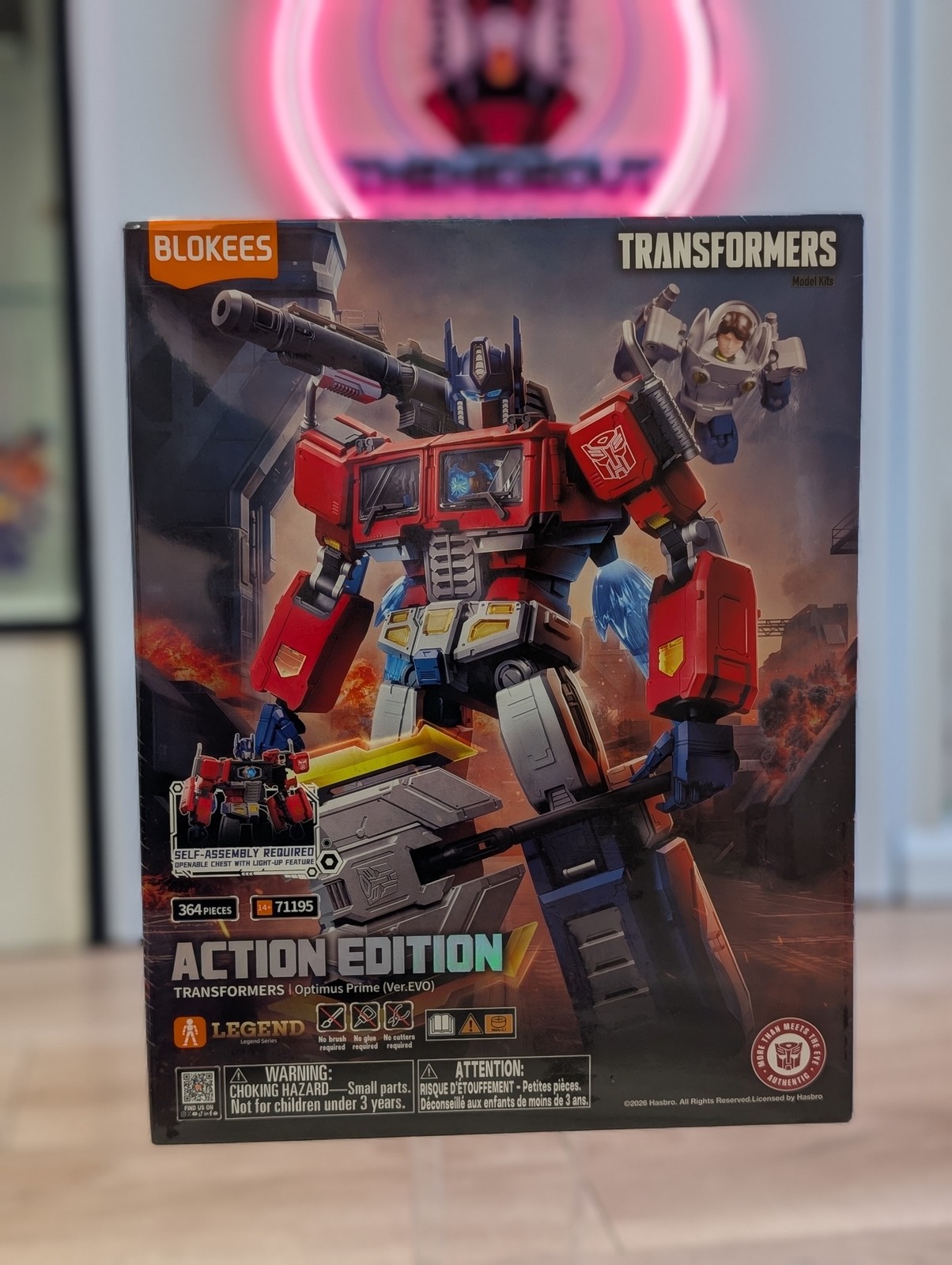 Blokees Transformers Action Edition AE07 G1 EVO Optimus Prime Model Kit Figure