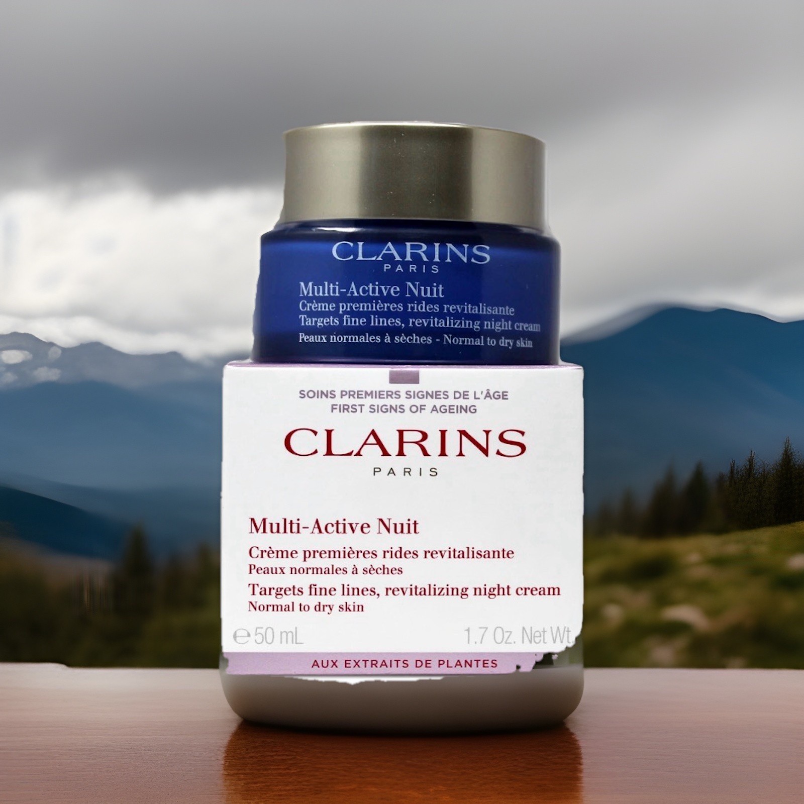CLARINS MULTI-ACTIVE Revitalize Night Cream Normal /Combination SKIN 1.6 0z 322 CLARINS MULTI-ACTIVE Revitalize Night Cream Normal /Combination SKIN 1.6 0z 322