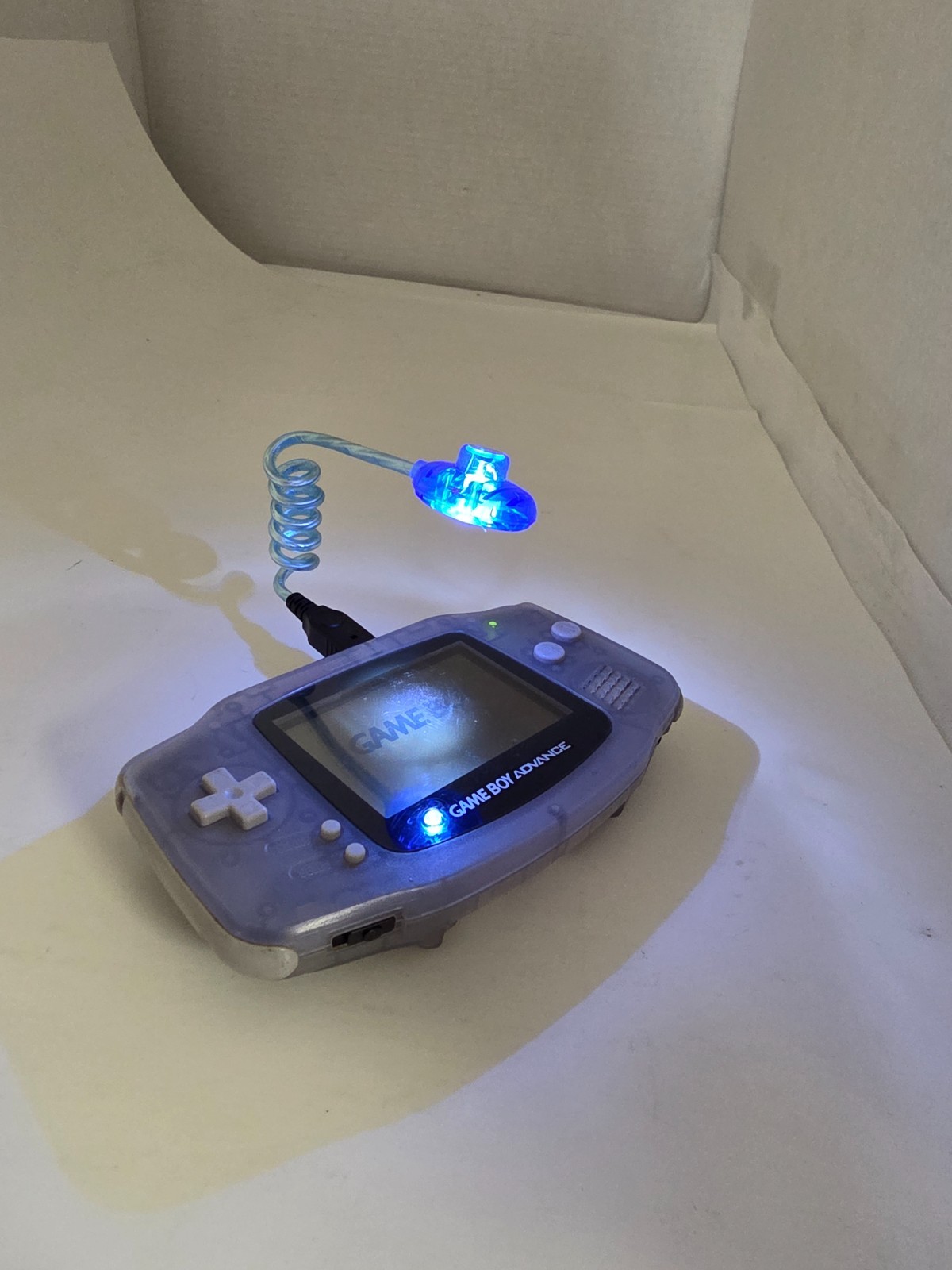 NEW BLUE HIGH QUALITY Very Bright LED Wormlight Worm Light for Gameboy Advance