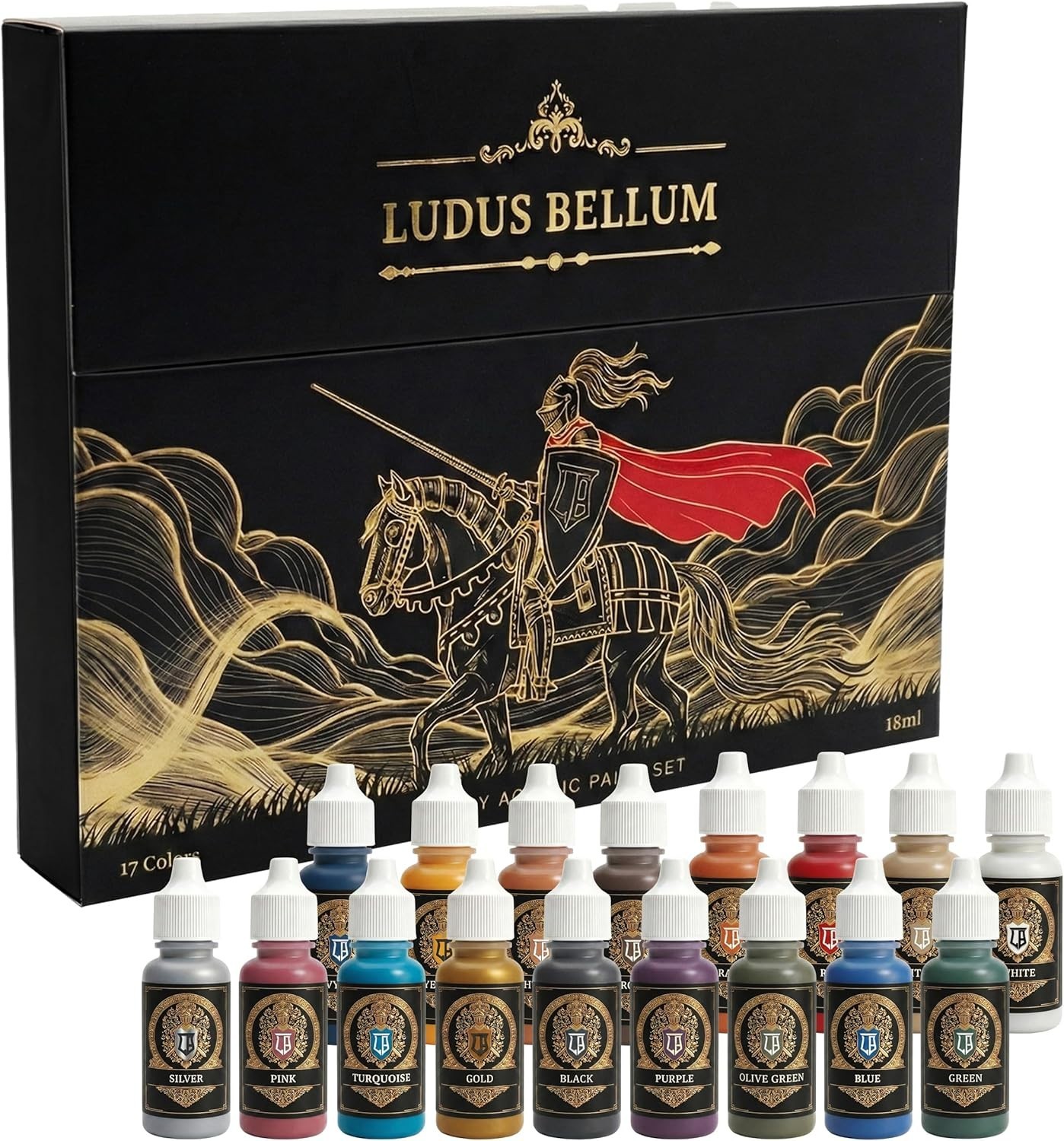 Ludus Bellum Premium Acrylic Paint Set for Models and Miniatures