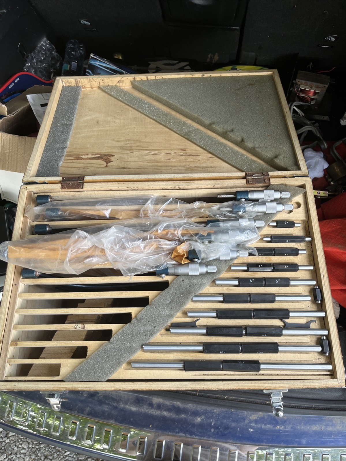 Vintage 6-Piece Outside Micrometer Set , Missing A Few Vintage 6-Piece Outside Micrometer Set , Missing A Few