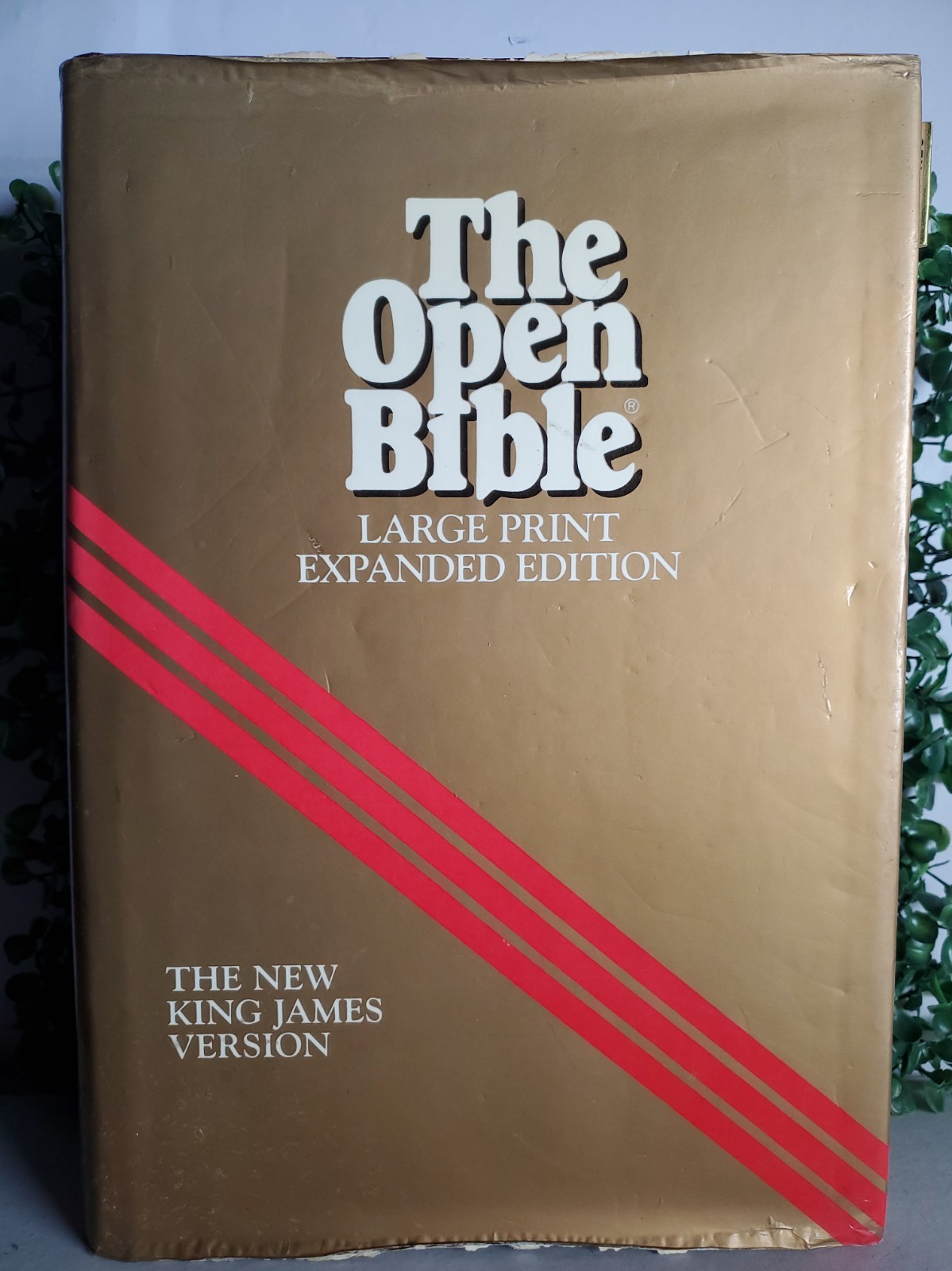 The Open Bible NKJV Large Print Expanded Edition 1987 Hardcover Red Letter The Open Bible NKJV Large Print Expanded Edition 1987 Hardcover Red Letter