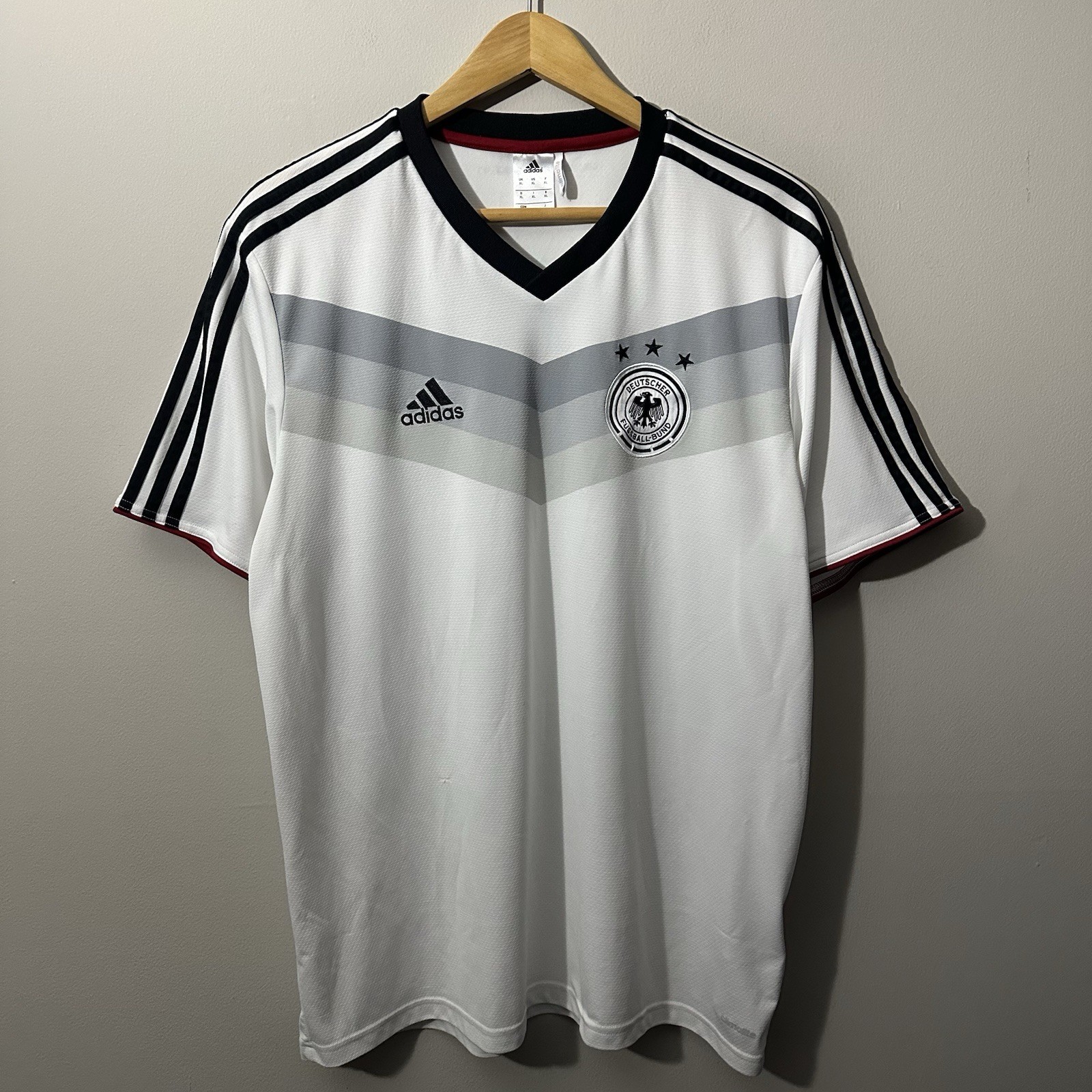 Adidas Germany 2014–2015 Training Football Shirt Soccer Jersey Mens XL White