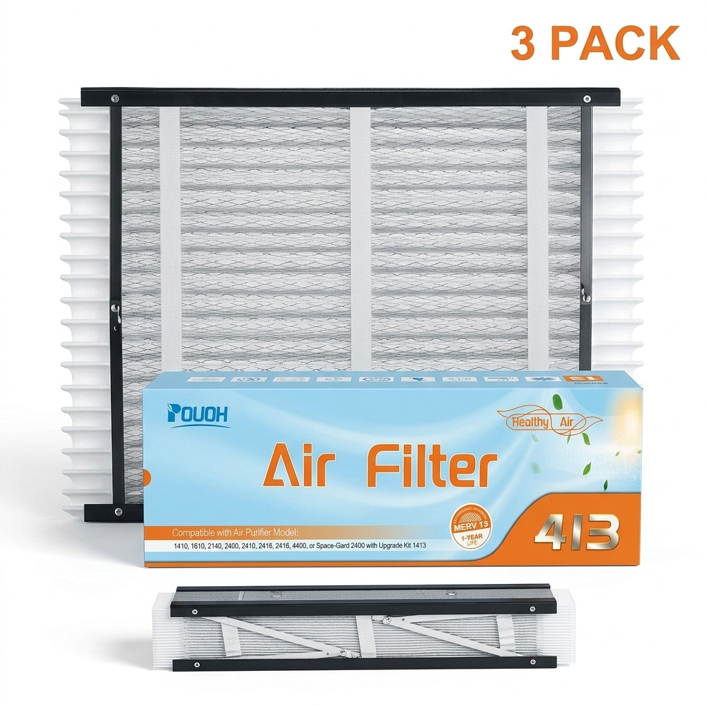 AprilAire 1-4 PACK Aprilaire 413 Filter Media Replacement for MERV 13 Furnace