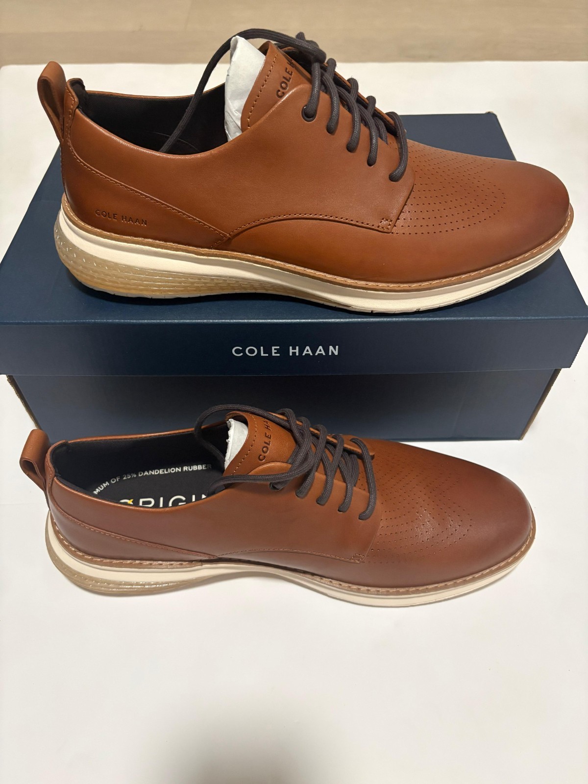 Cole Haan OriginalGrand EnergyWeave PRF PT OX British Tan C40491 US Men\'s 12