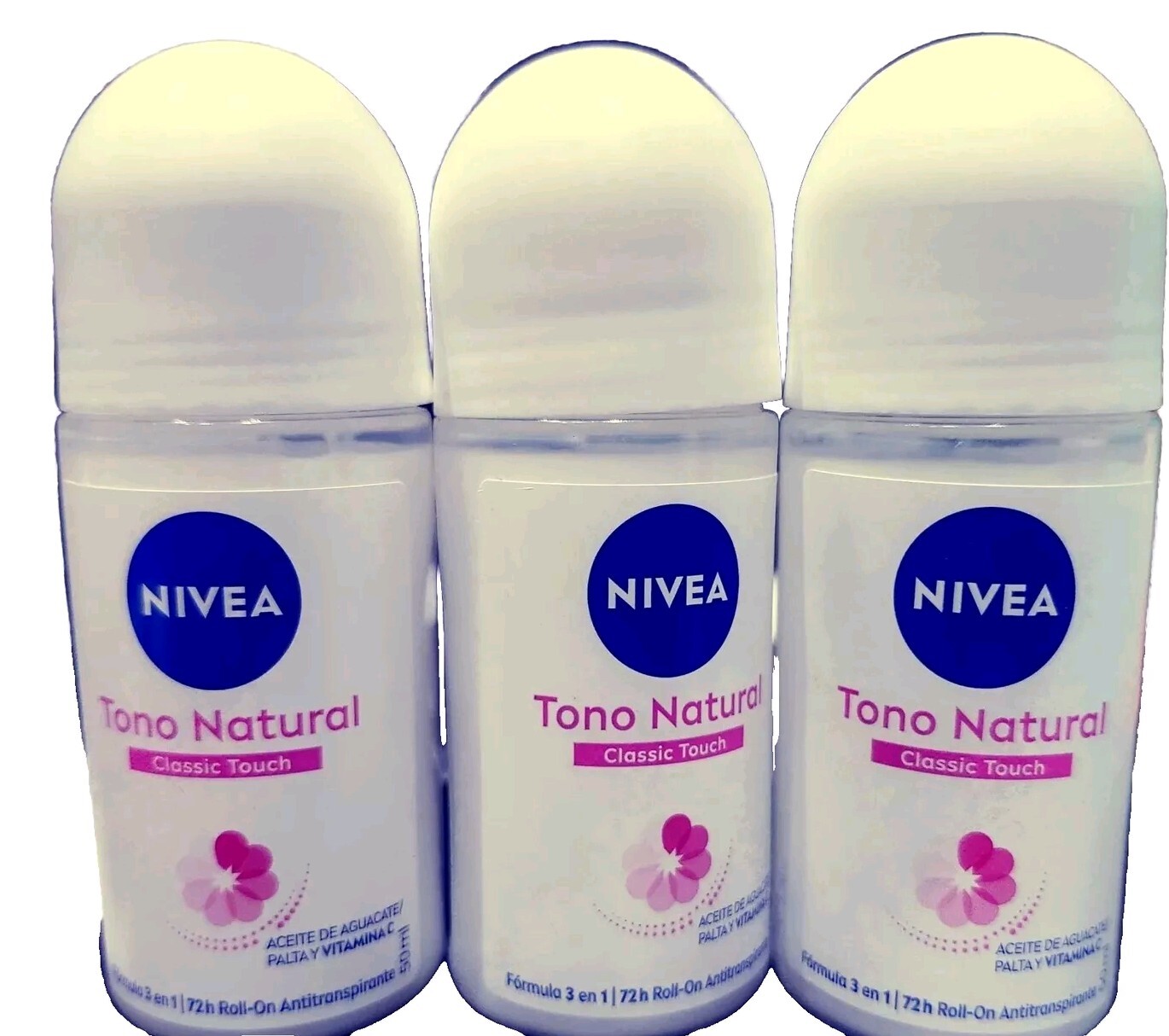 3x Nivea Deodorant /ClassicTouch 50ml each