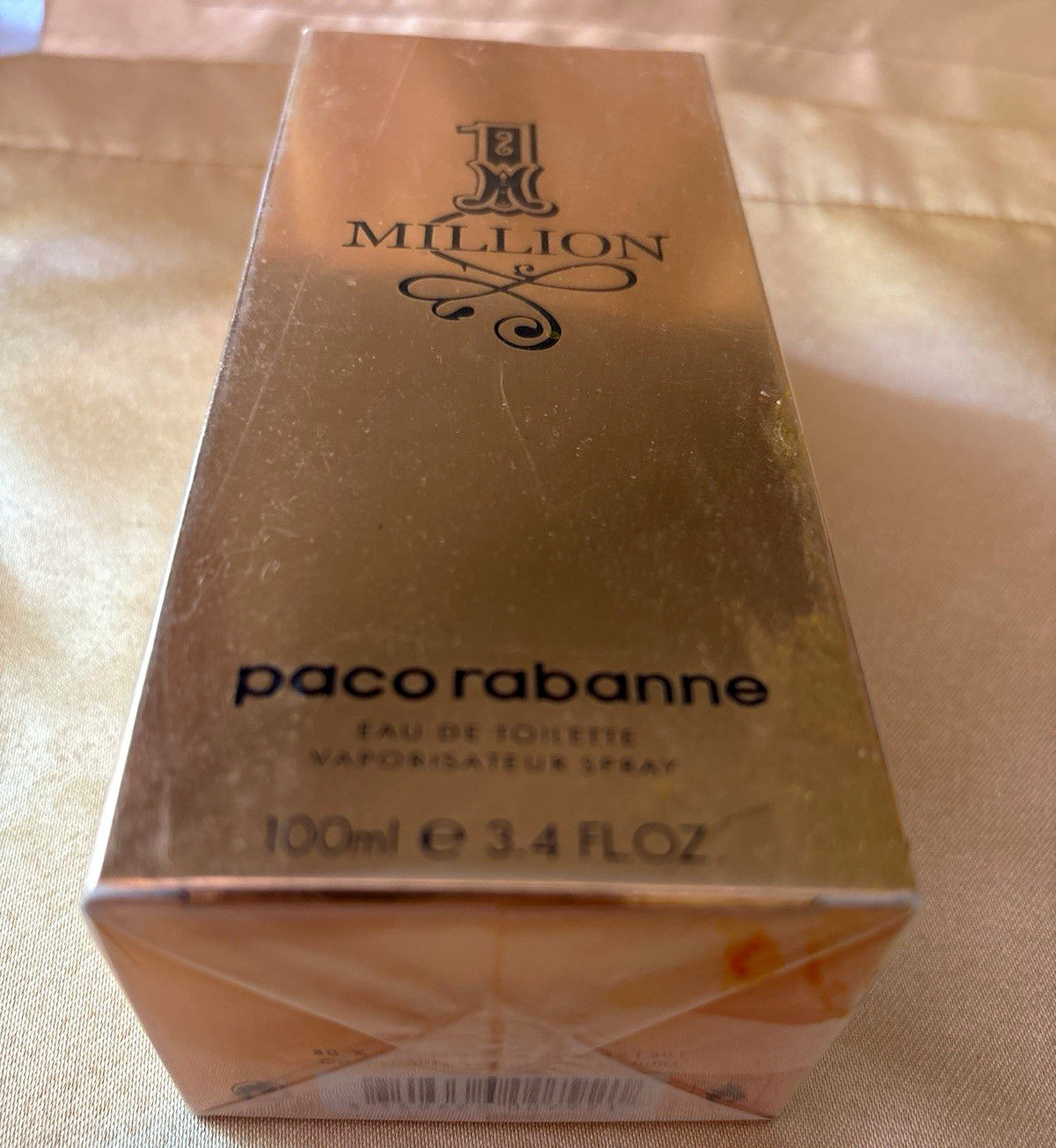 Paco Rabanne 1 Million Eau de Toilette Spray 3.4 fl oz Regular Size 100ml