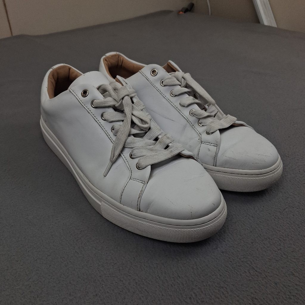 Thursday Boot Co Everyday Sneakers Mens 10 White Leather Low Top Portugal