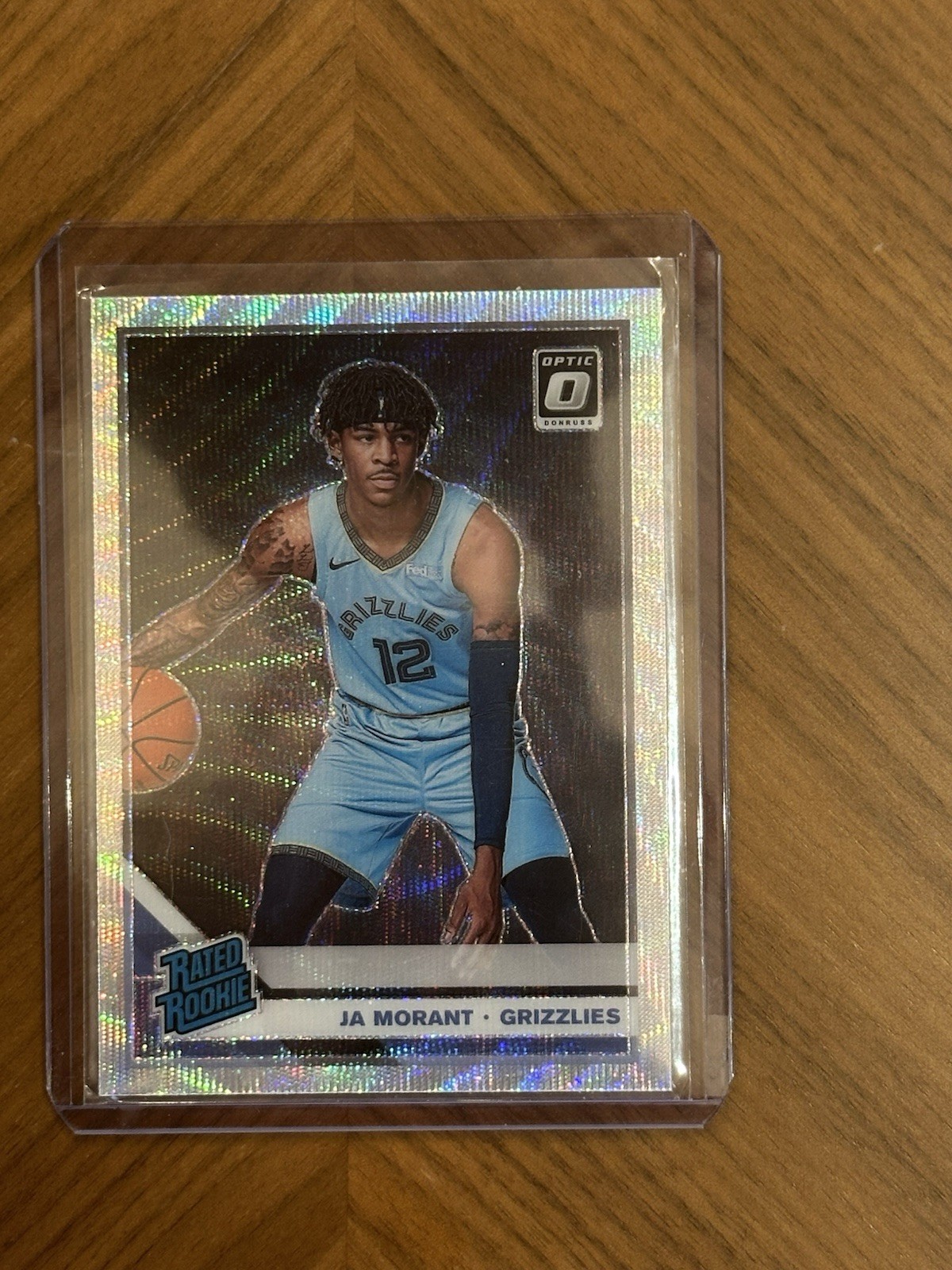 2019-20 Donruss Optic Ja Morant Fanatics Silver Wave Rookie RC #168 Rookie 2019-20 Donruss Optic Ja Morant Fanatics Silver Wave Rookie RC #168 Rookie