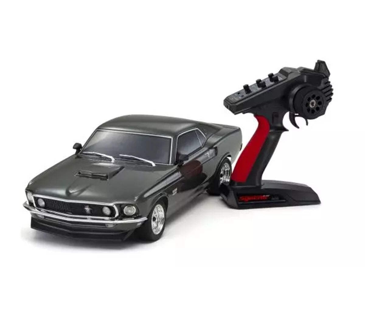 Kyosho 34437T1 Fazer Mk2 1969 Ford Mustang Boss 429 (Black Jade) 1/10 RTR