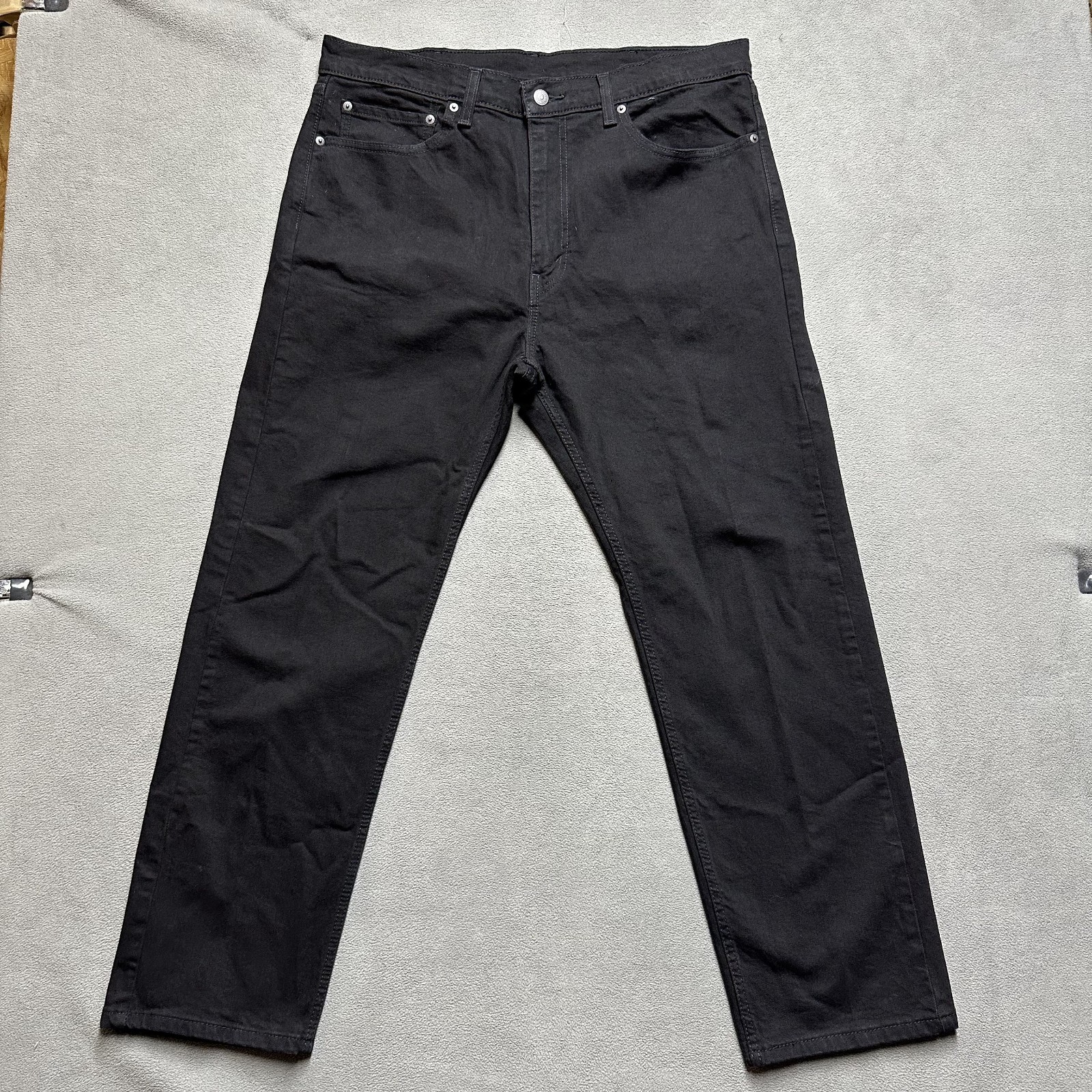 Vintage Levis 505 Jeans Mens 38x30 Regular Fit Straight Leg Denim Dark Wash EUC