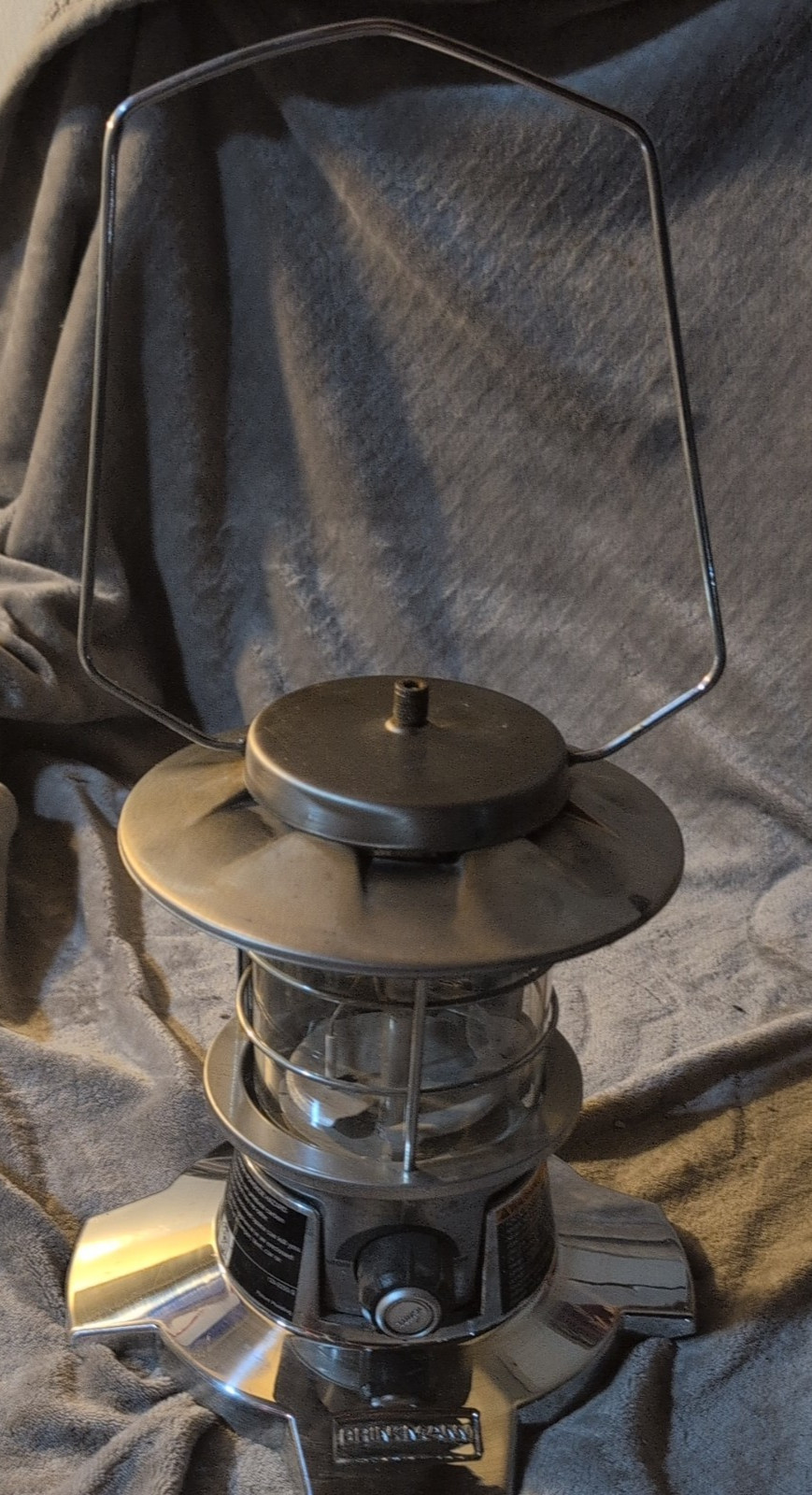 VINTAGE BRINKMANN DOUBLE MANTLE LANTERN untested VINTAGE BRINKMANN DOUBLE MANTLE LANTERN untested